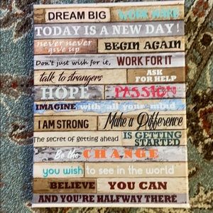 Canvas Wall Art-inspirational Approx.11.5x15.5 in.